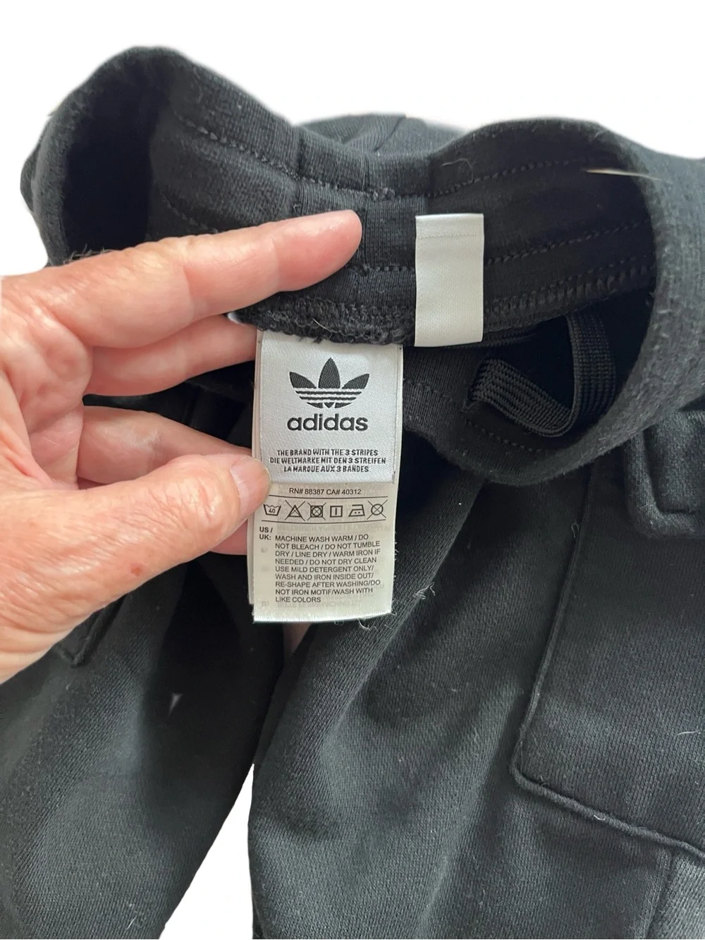 adidas Kids Black Hooded Sweatshirt & Cargo Joggers Girls 3T